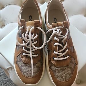 TENNIS SHOES Brown  NOWT COACH
